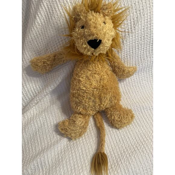 Jellycat Bashful Lion Plush Stuffy Animal Toy Soft Yellow Gold - Picture 1 of 4